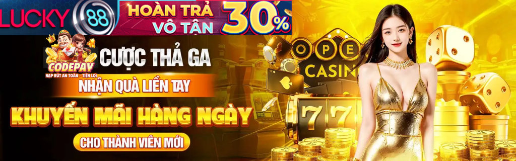 Banner quảng cáo 188bet Lucky88
